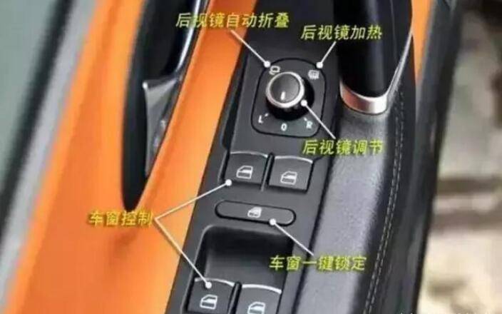 汽车控制按键